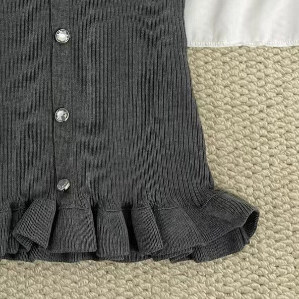 Polka Dot Button-Up Short-Sleeved Shirt - Image 6