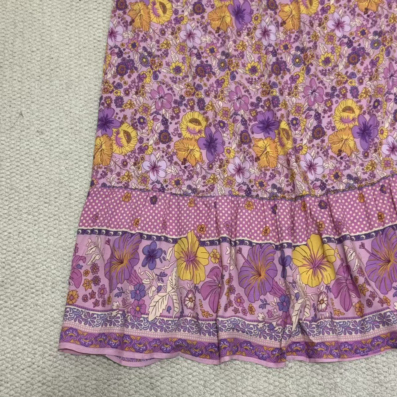 Printed Flared Casual Skirt - Image 4