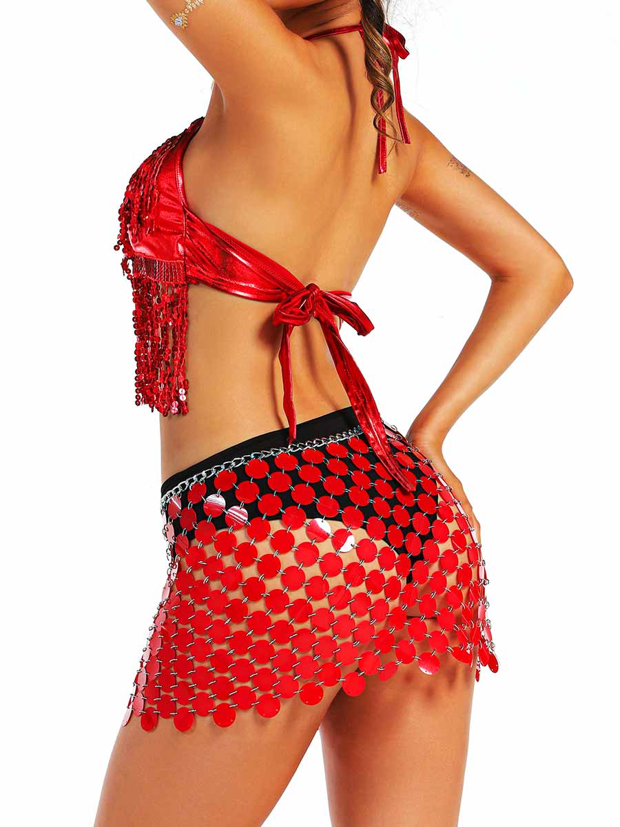 Red Sequin Party Set - Image 7