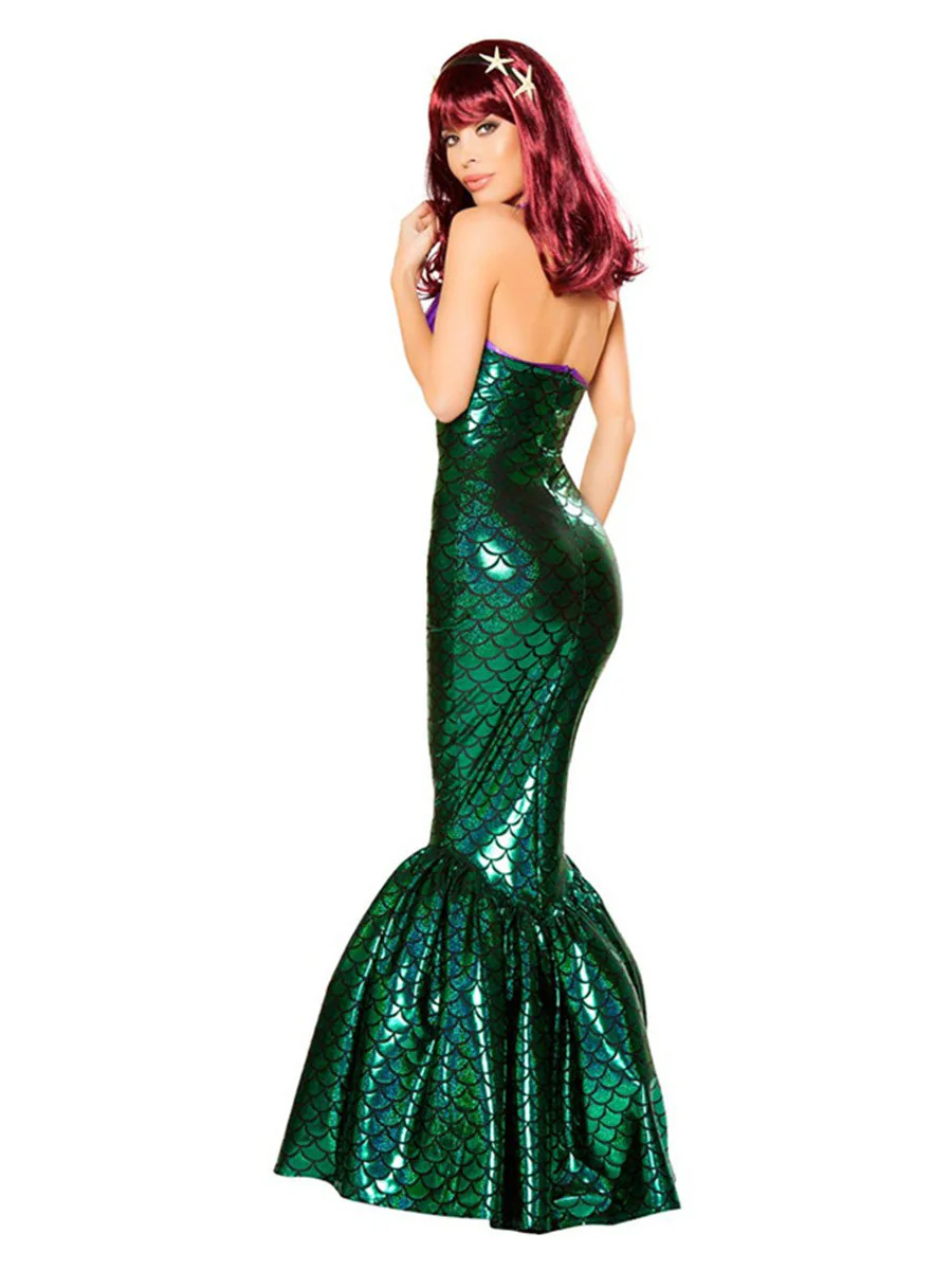 Reflective Mermaid Princess Cosplay Dress - Image 2
