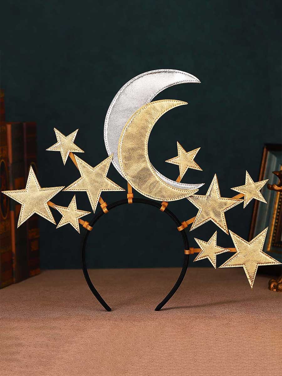 Reflective Star and Moon Halo Crown - Image 2