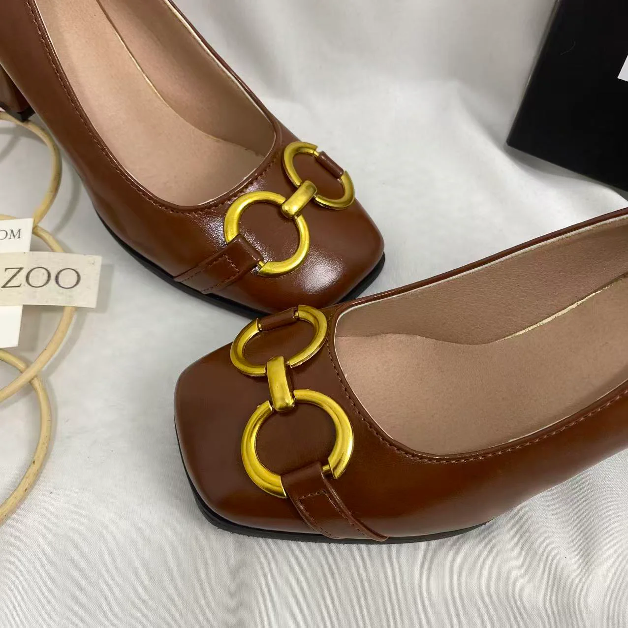 Retro Flats With Metal Buckles - Image 6