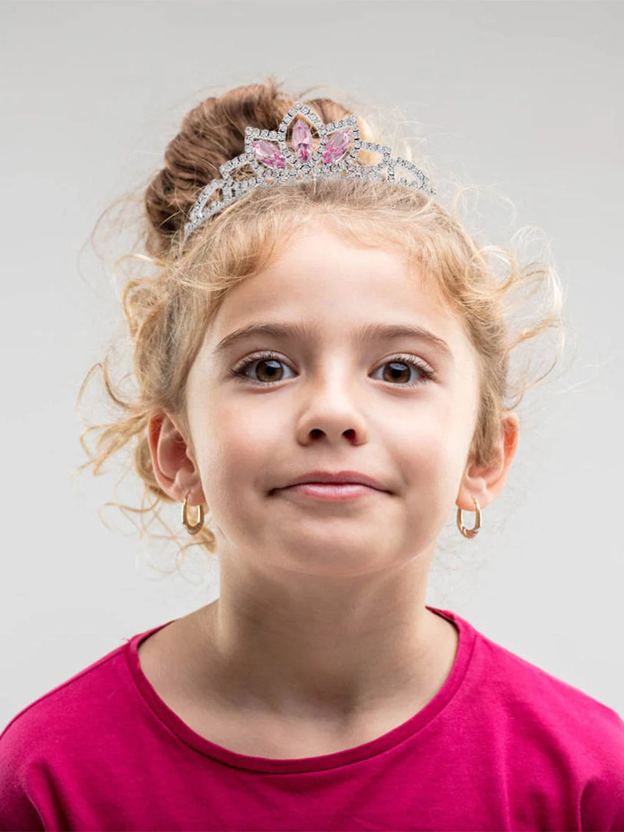 Rhinestone Crown Birthday Tiara - Image 2