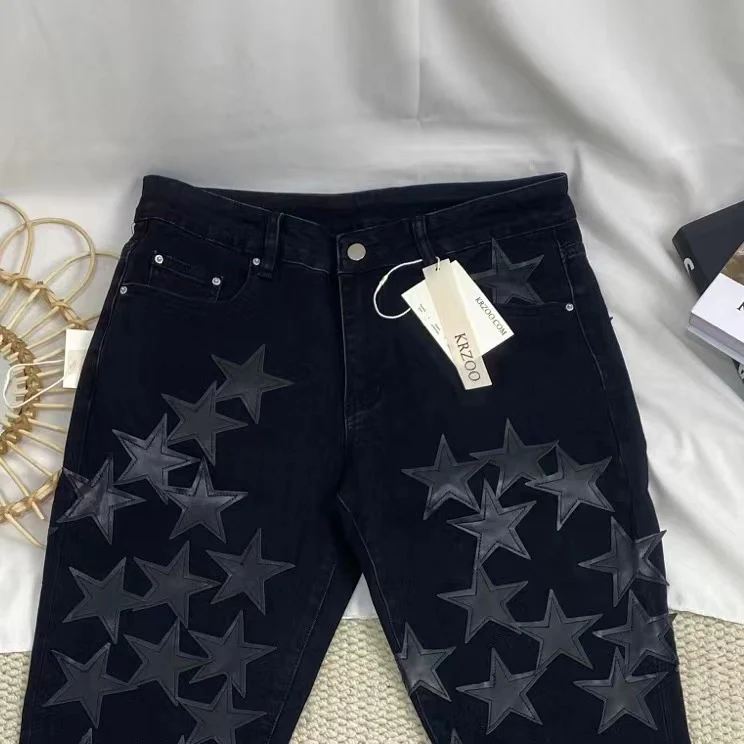 Ripped Star Casual Jeans - Image 3