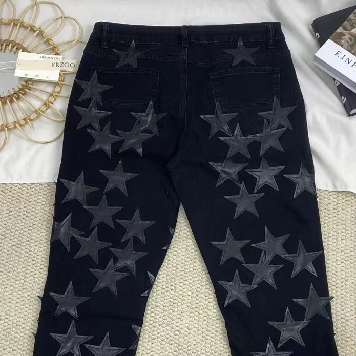 Ripped Star Casual Jeans - Image 4
