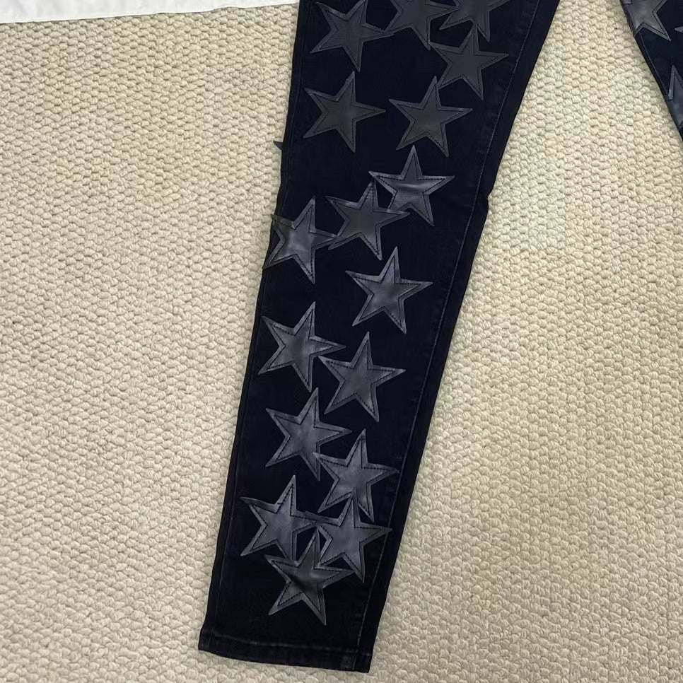 Ripped Star Casual Jeans - Image 6