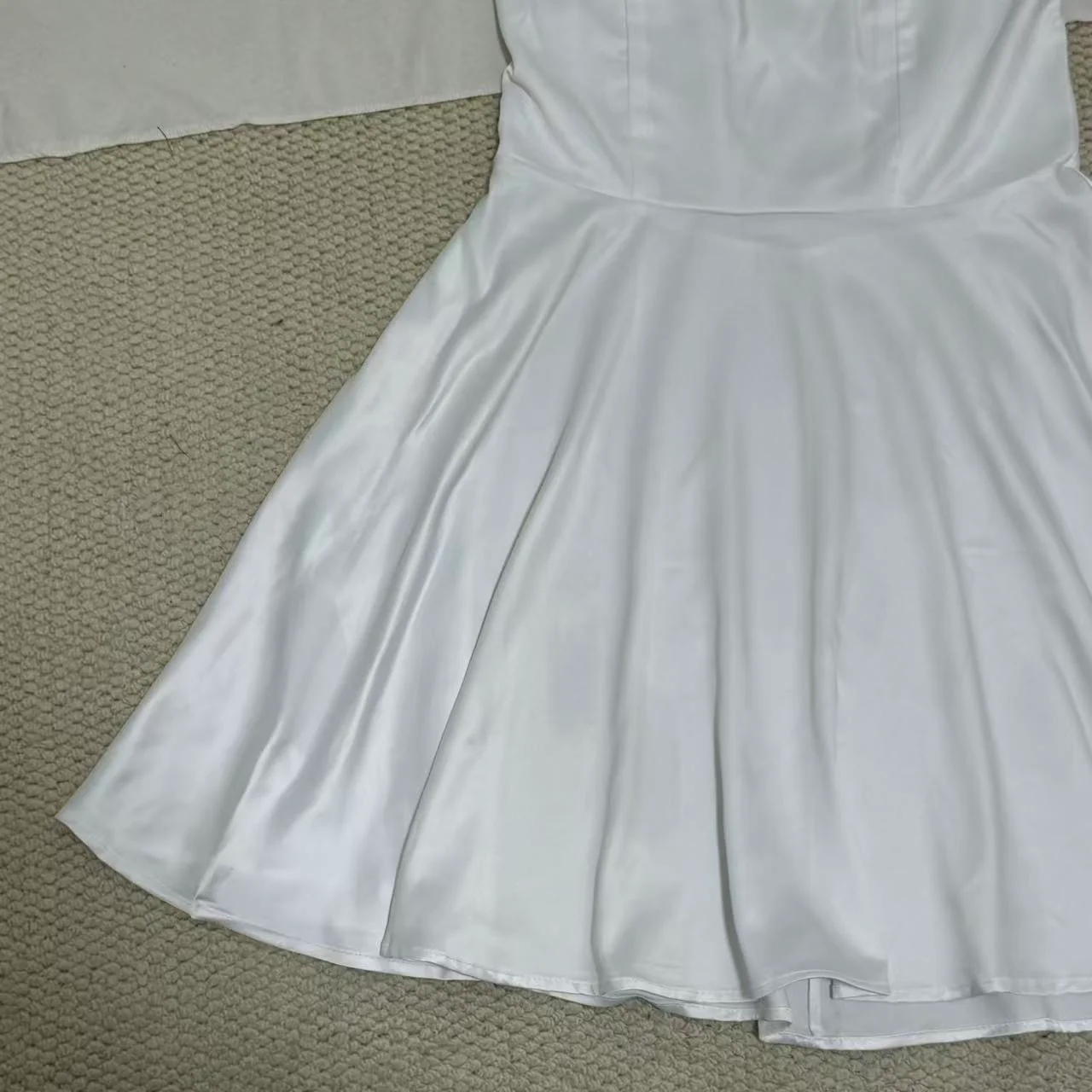 Satin Strappy Backless A-Line Nightgown - Image 6