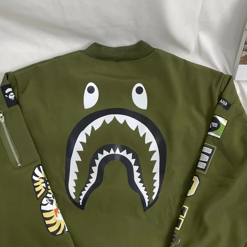 Shark Mouth Print Jacket - Image 4