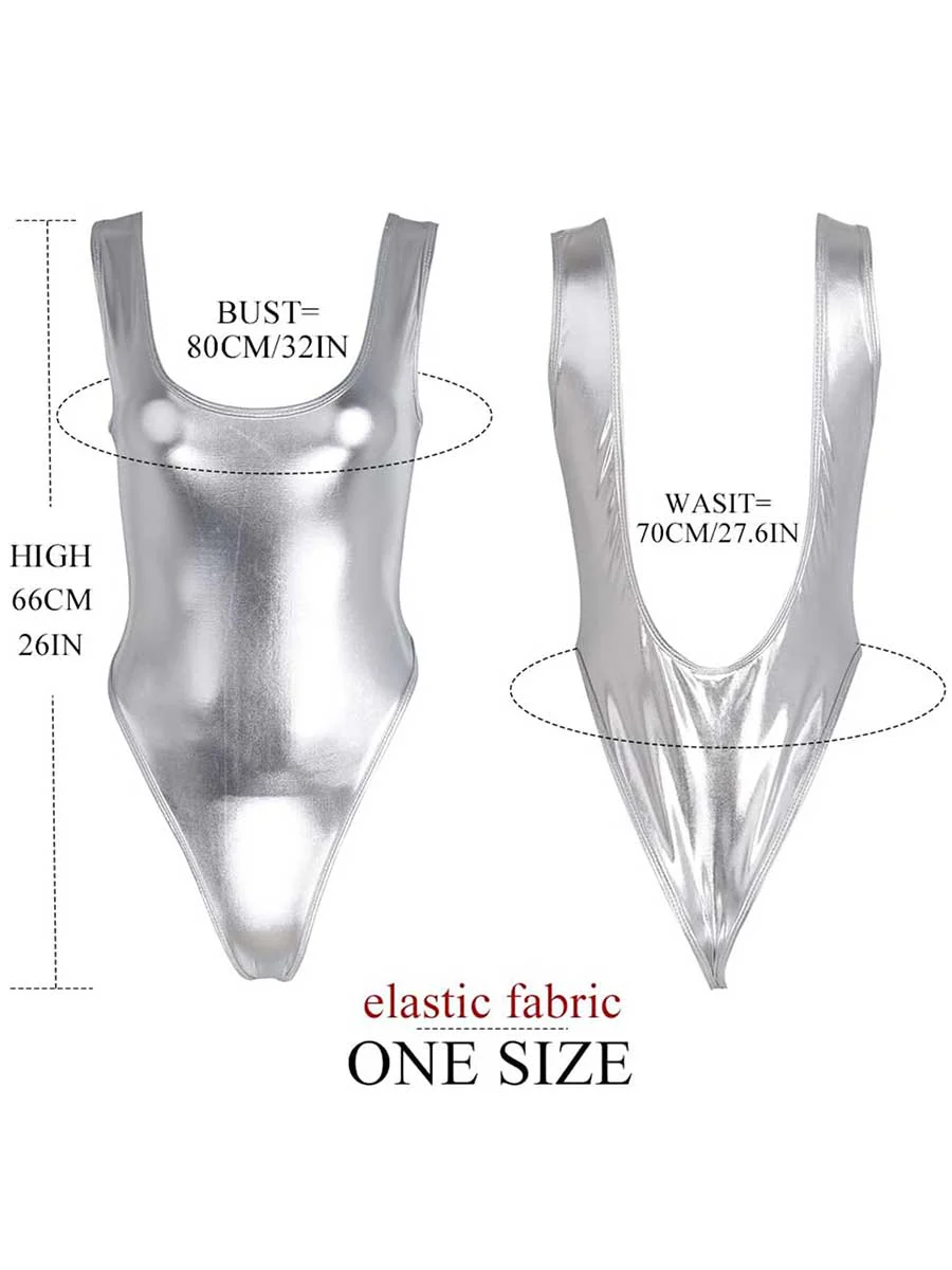 Silver Reflective Bodysuit - Image 4