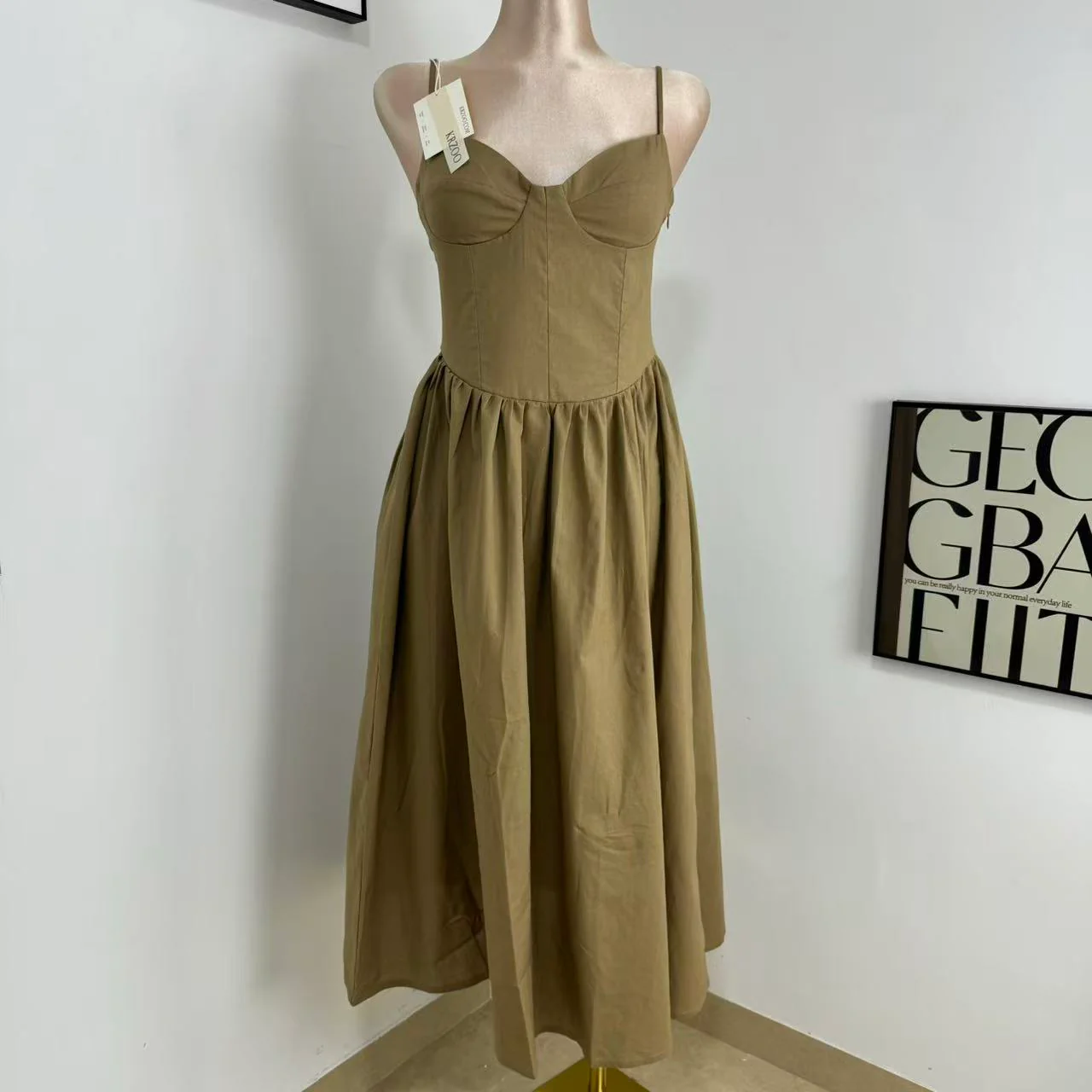 Simple Strappy Maxi Dress