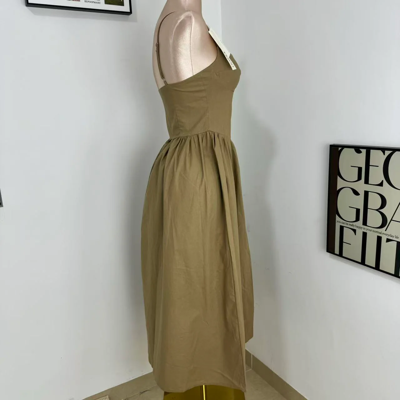 Simple Strappy Maxi Dress - Image 2