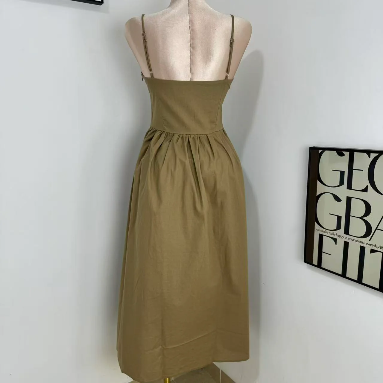 Simple Strappy Maxi Dress - Image 3