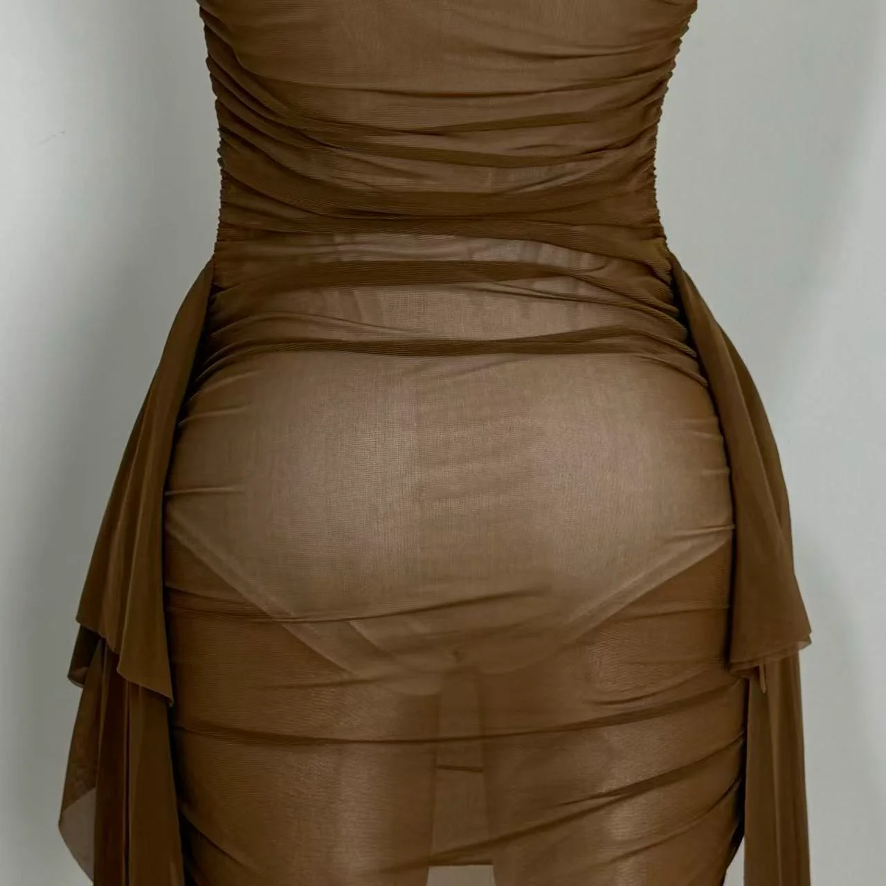 Sleeveless Strapless Flowy Dress - Image 6