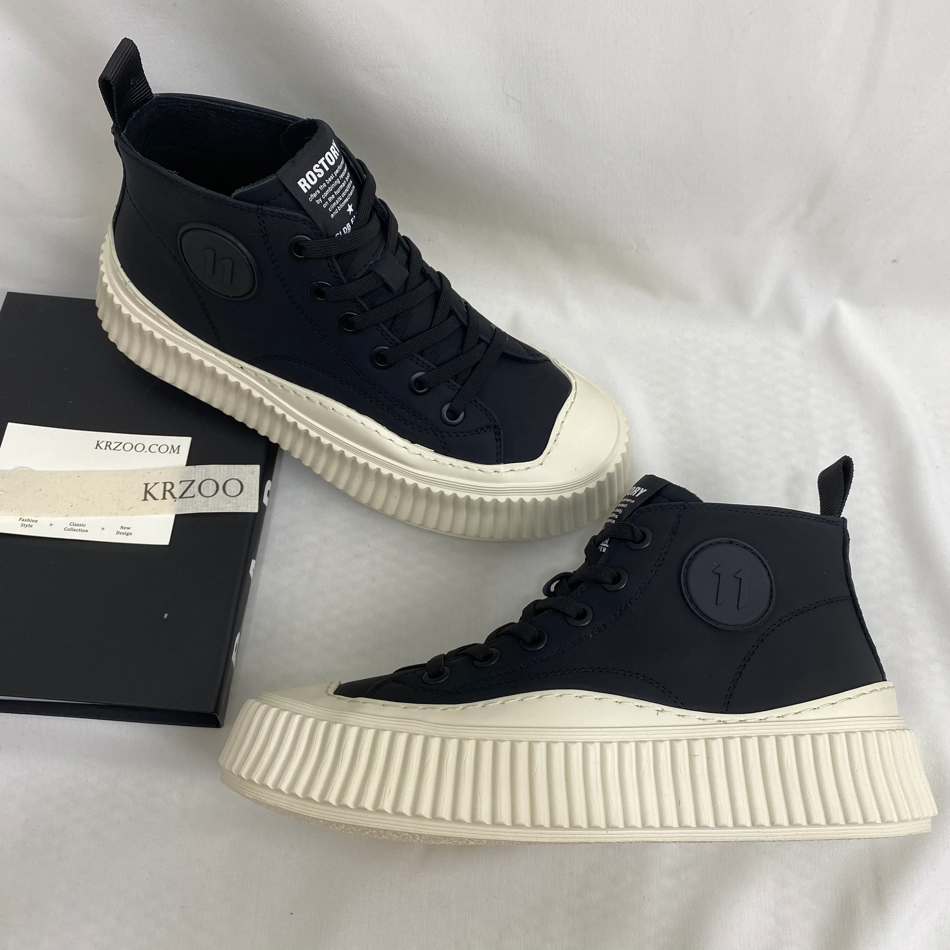 Soft Leather Lightweight Sneakers - Image 2