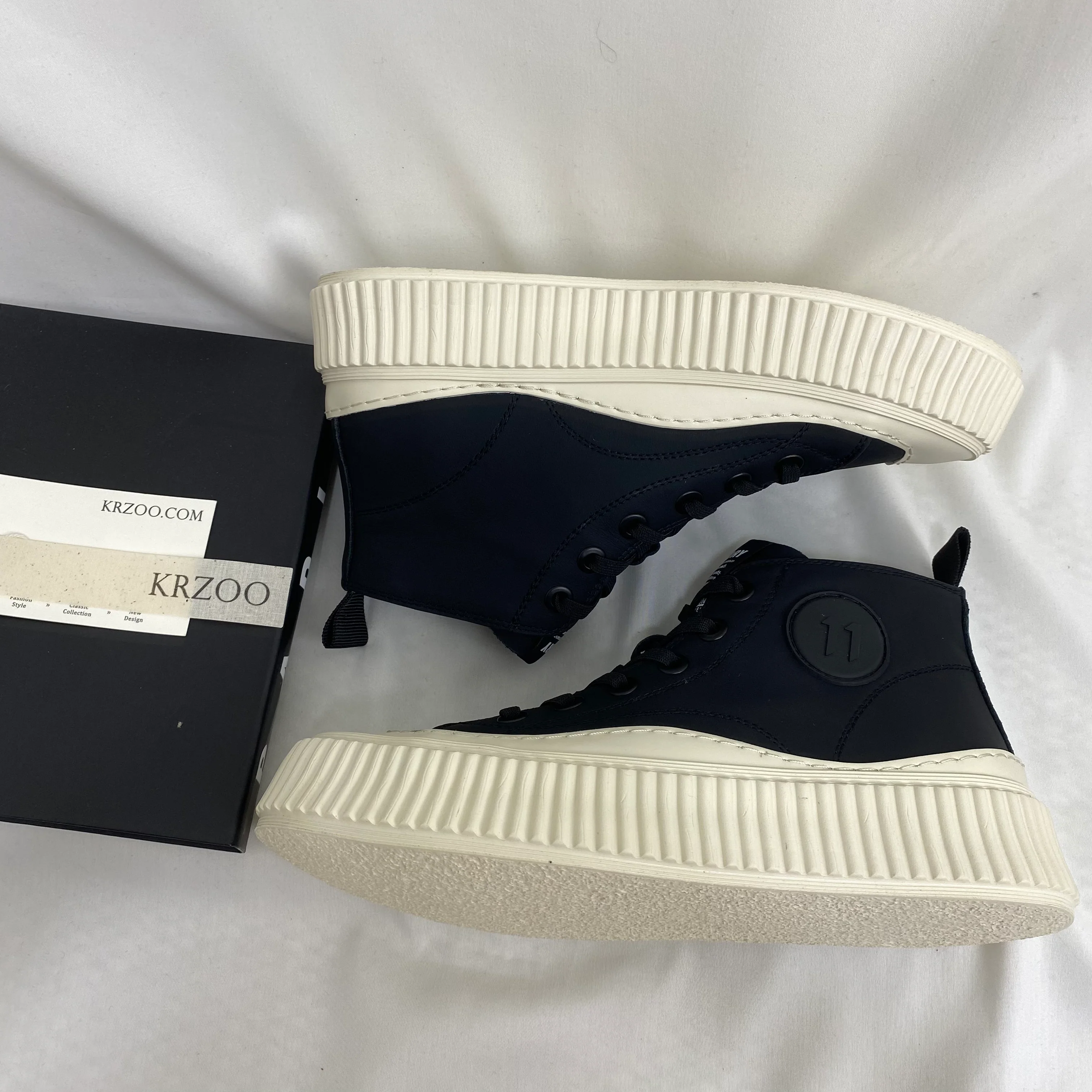 Soft Leather Lightweight Sneakers - Image 3
