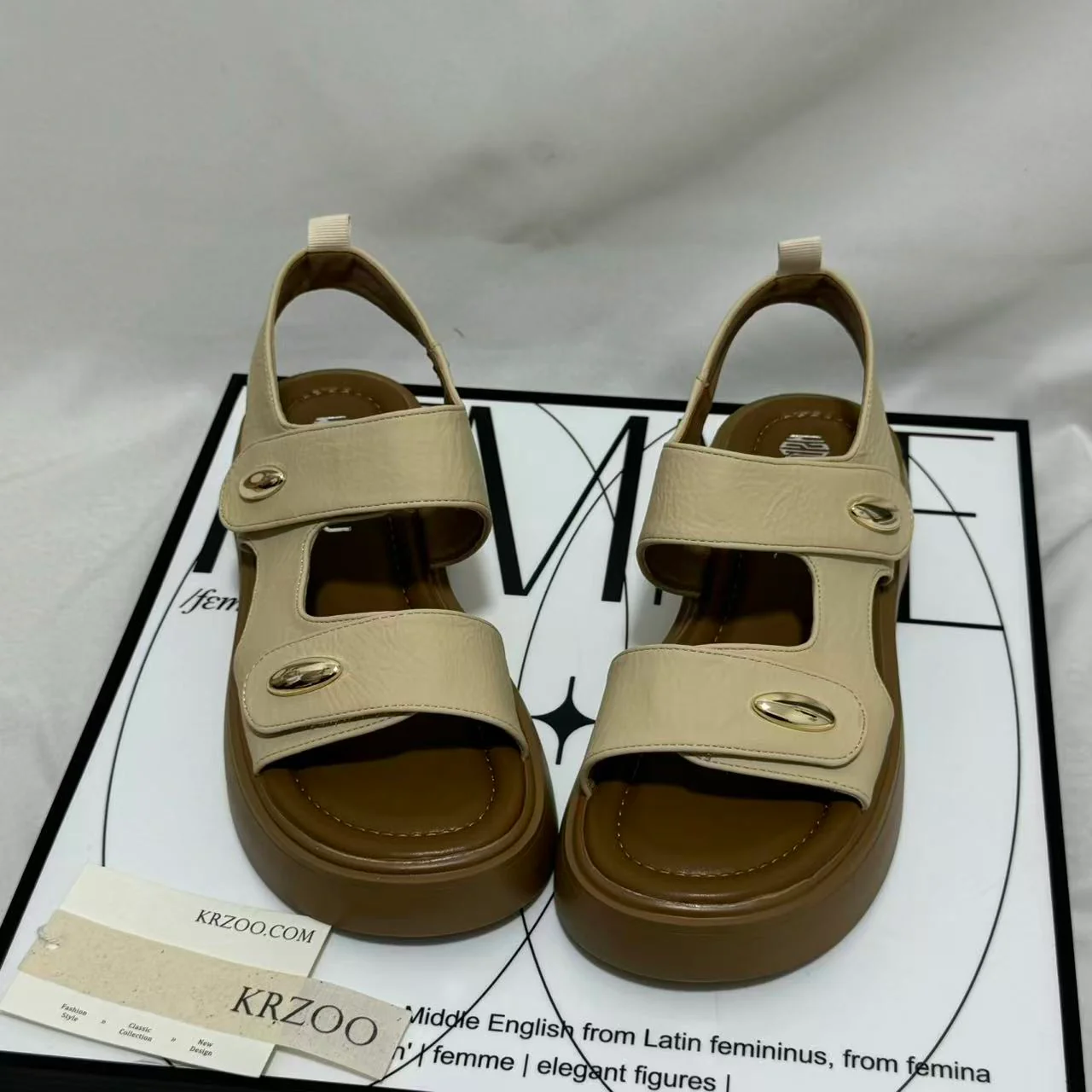 Soft-Soled Velcro Beach Shoes - Image 2