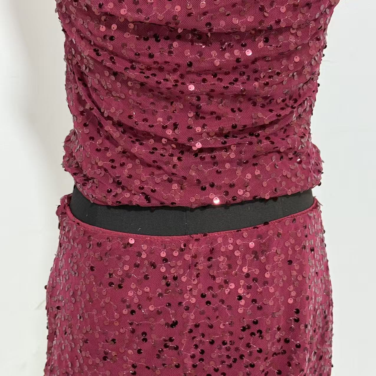 Solid-Color Sequin Set - Image 5