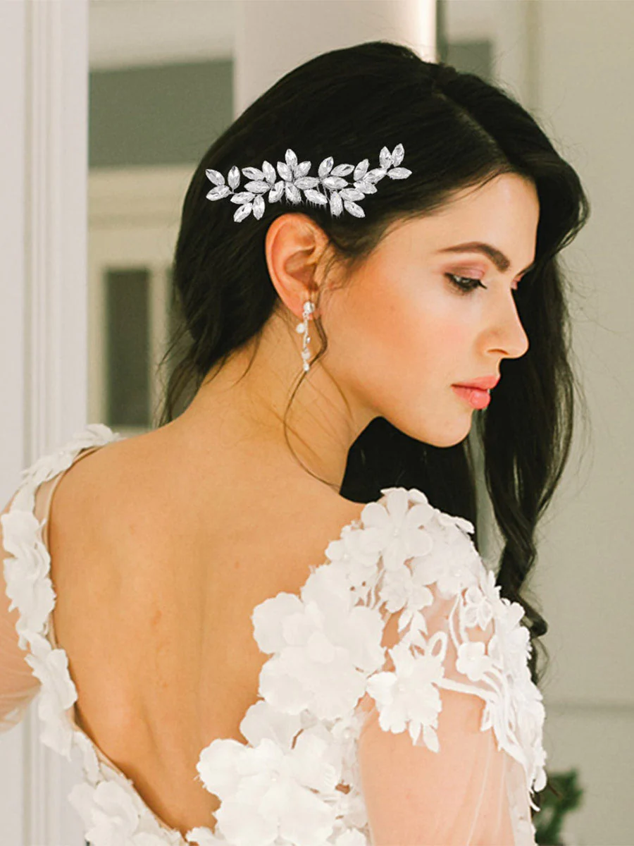 Sparkling Crystal Bridal Hairpin - Image 4