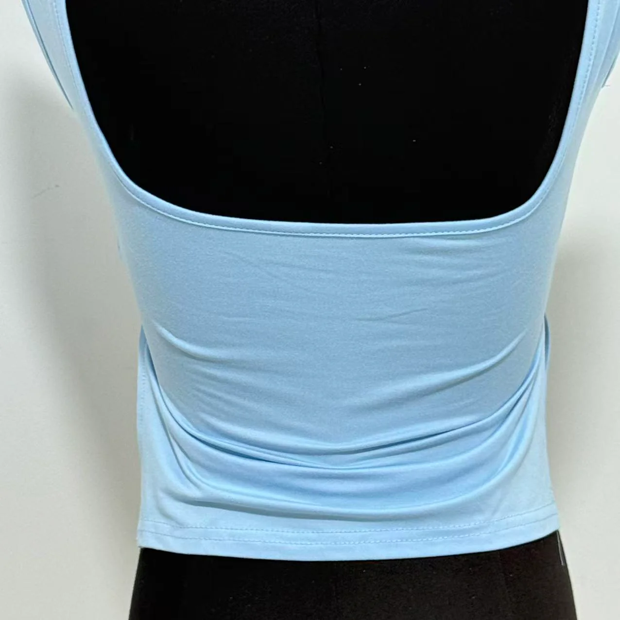Square-Neck Slit Double-Layer Vest - Image 6