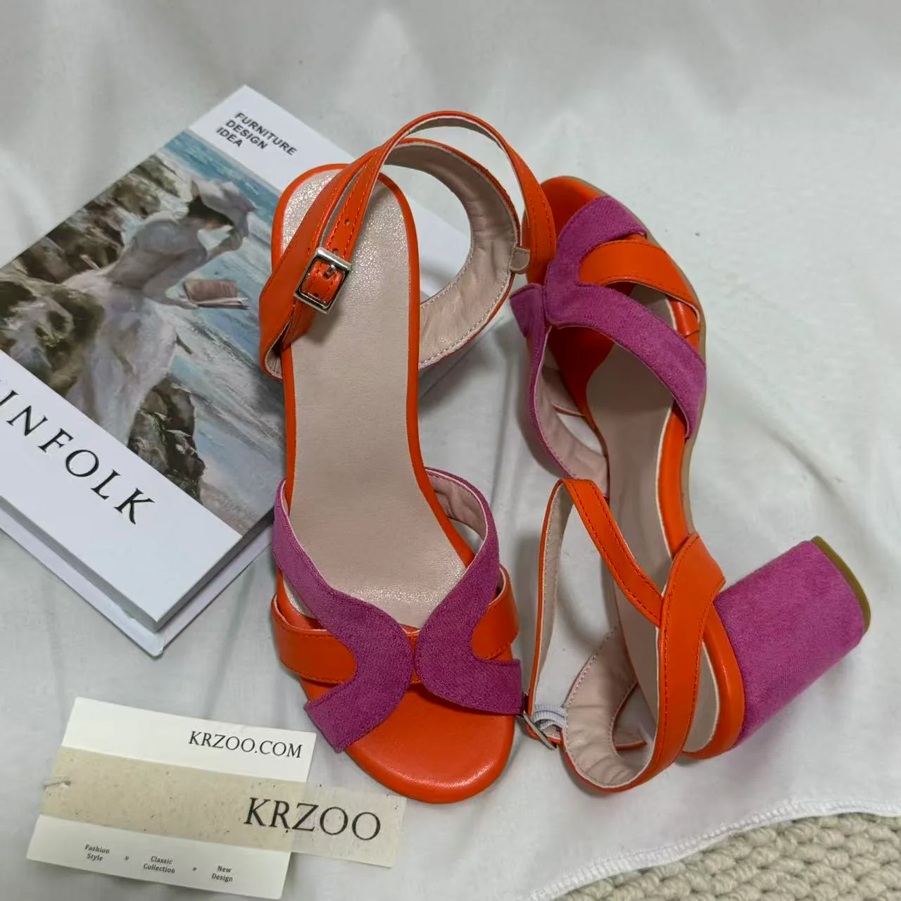 Strappy Open-Toe High-Heel Sandals - Image 3