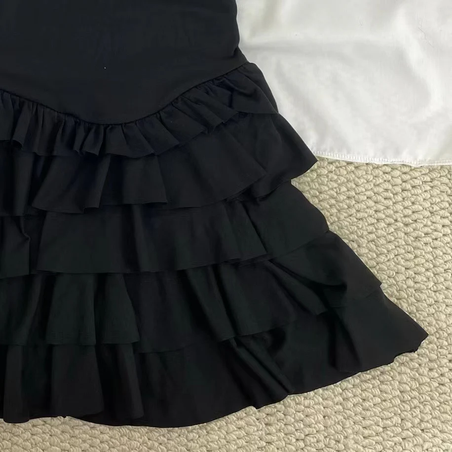 Strappy Ruffled Backless Dress - Image 5