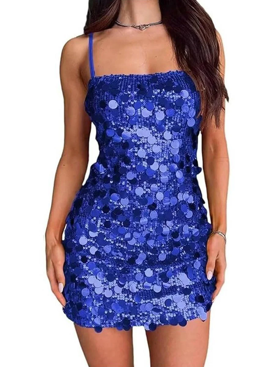 Sultry Hot Girl Sequin Dress - Backless Bodycon for Parties - Image 7