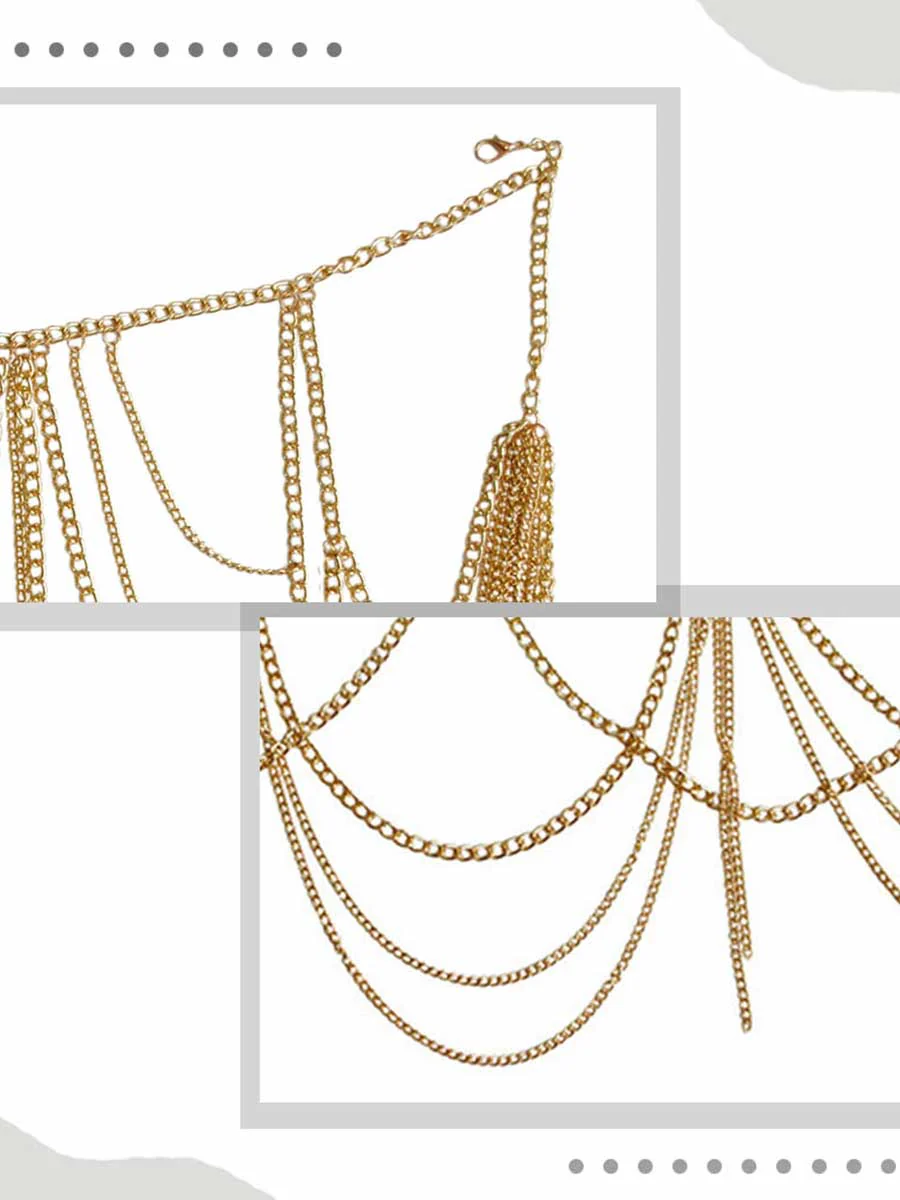 Two-Piece Metal Body Chain - Image 5