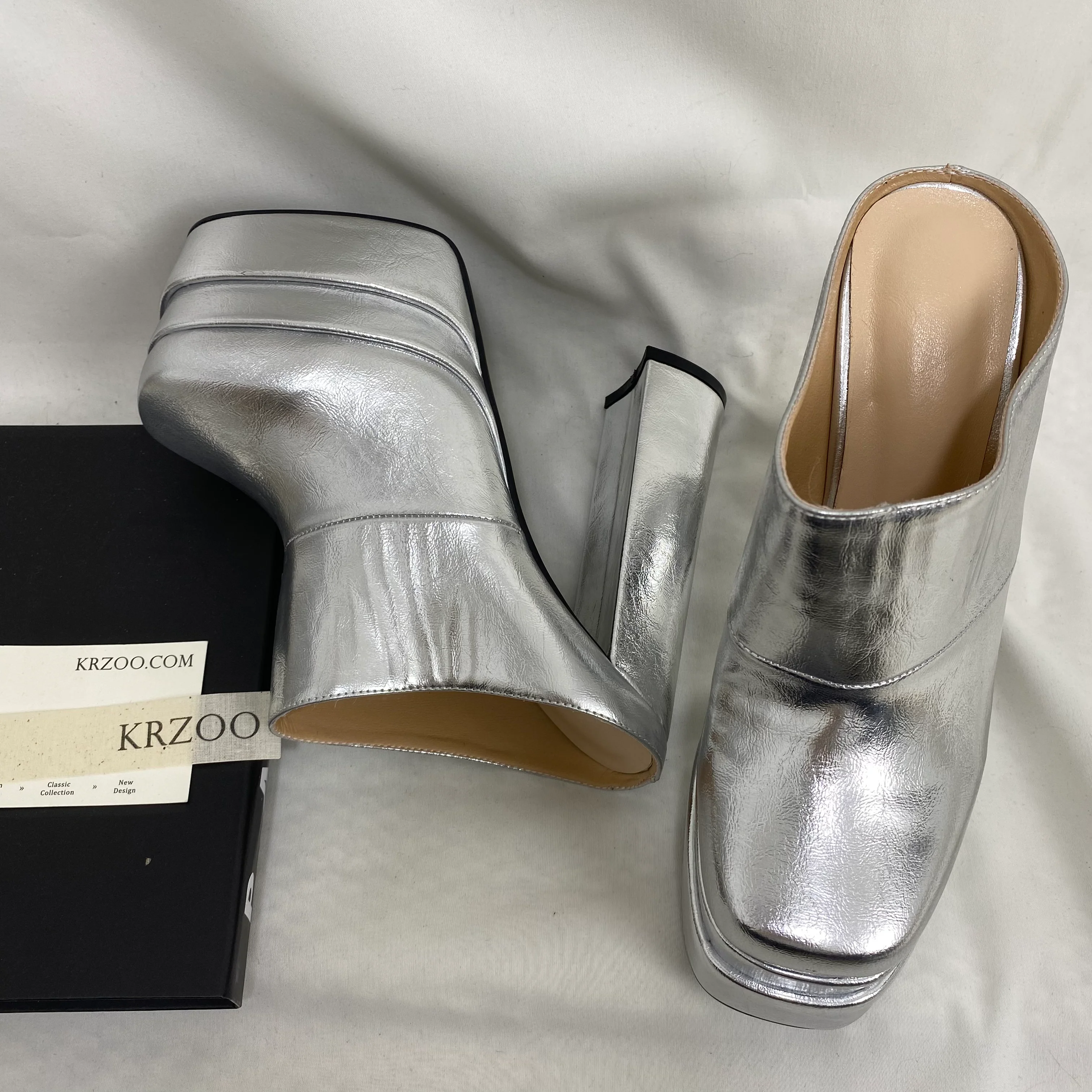 Ultra-High Heeled Platform Sandals - Image 3