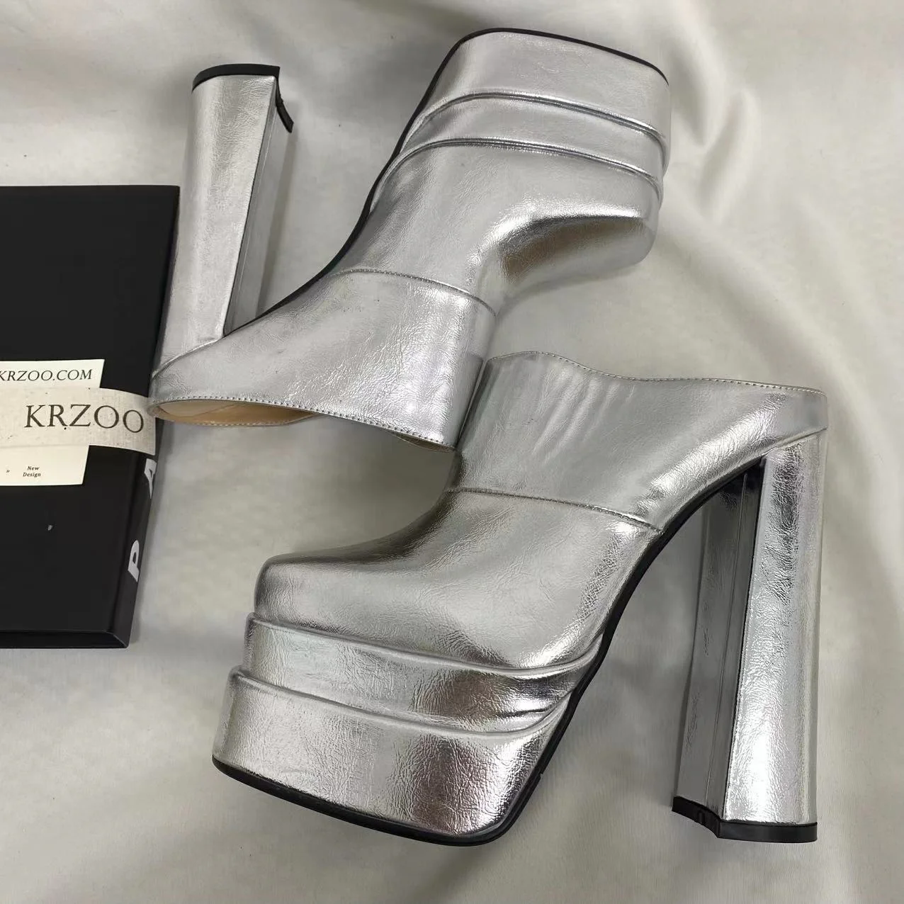 Ultra-High Heeled Platform Sandals - Image 4