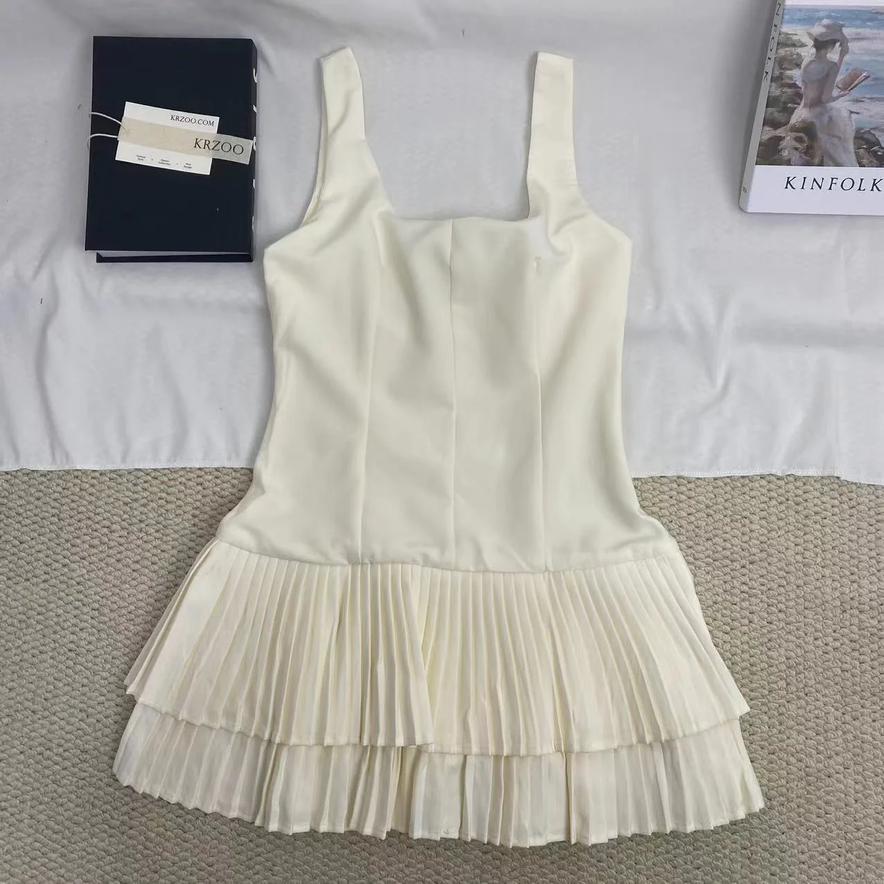 Versatile Wide-Pleated Dress - Image 2