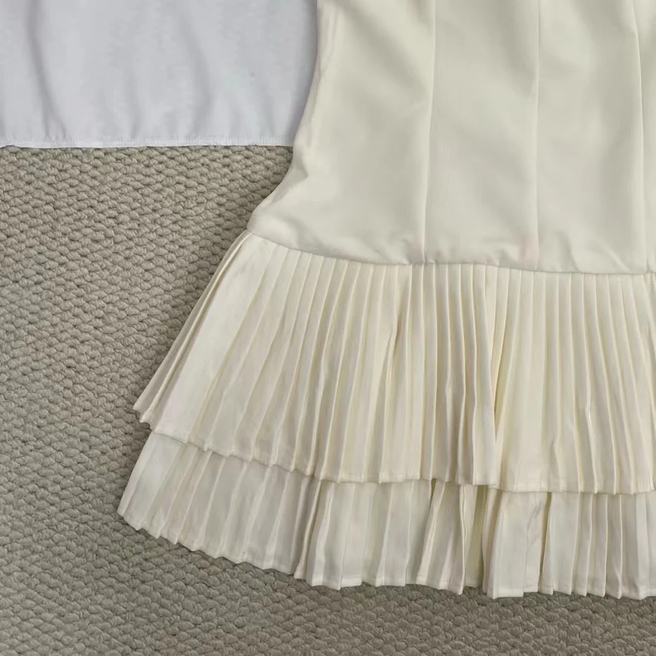 Versatile Wide-Pleated Dress - Image 4