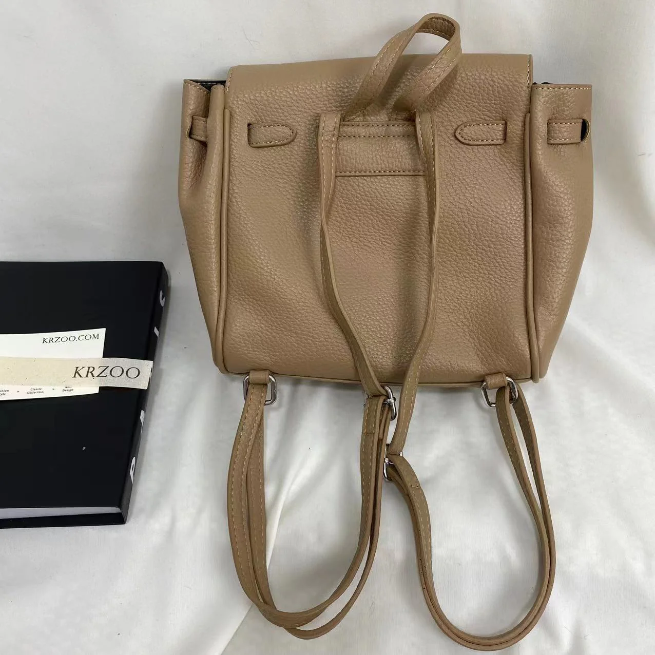 Vintage Genuine Leather Bag - Image 3