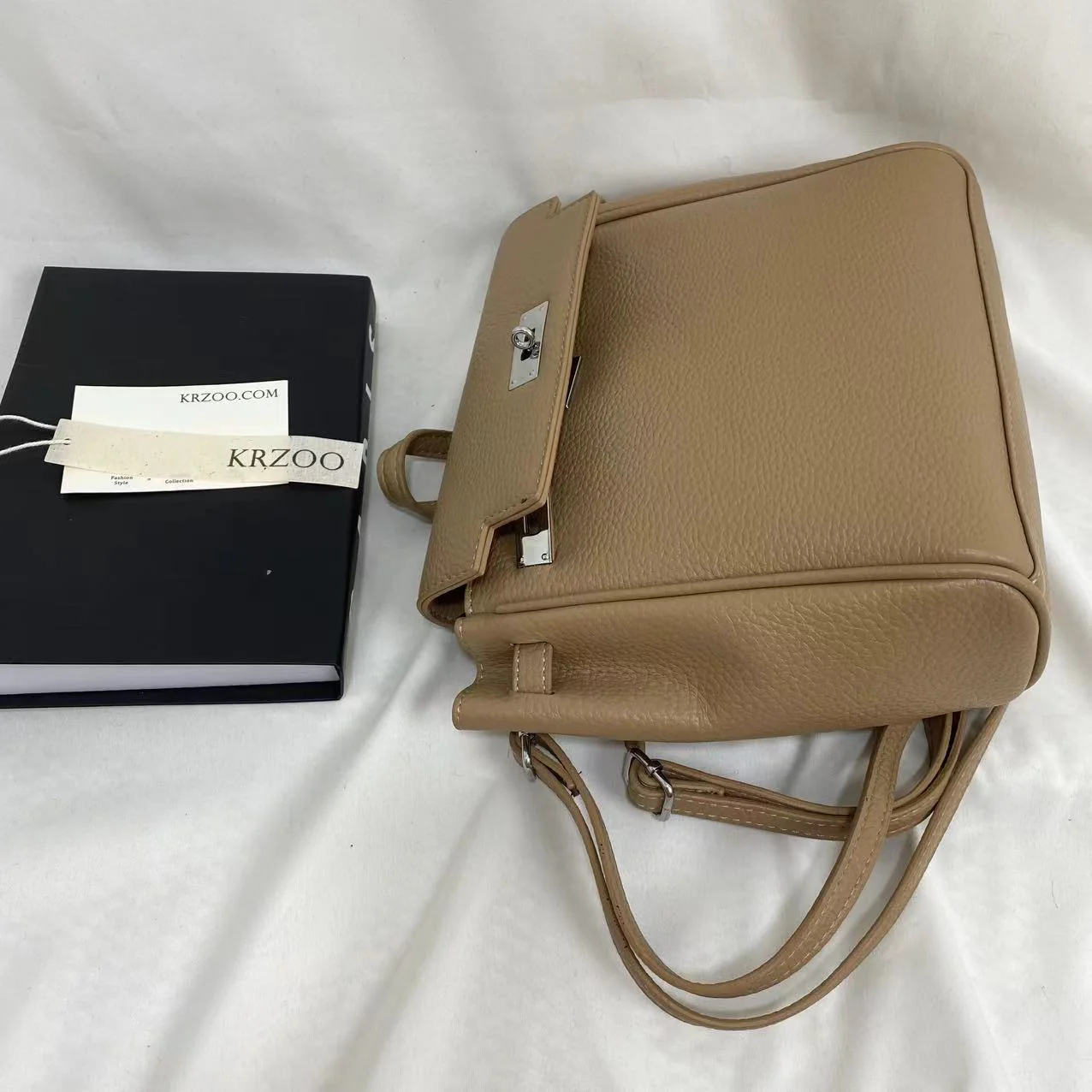 Vintage Genuine Leather Bag - Image 5