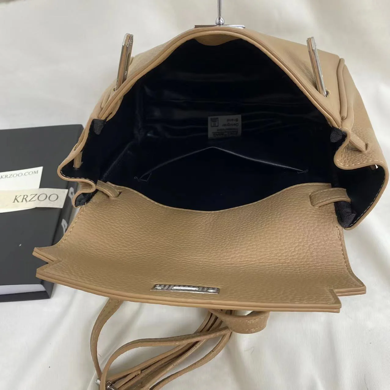 Vintage Genuine Leather Bag - Image 6