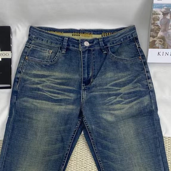 Vintage-Style Distressed Jeans - Image 3