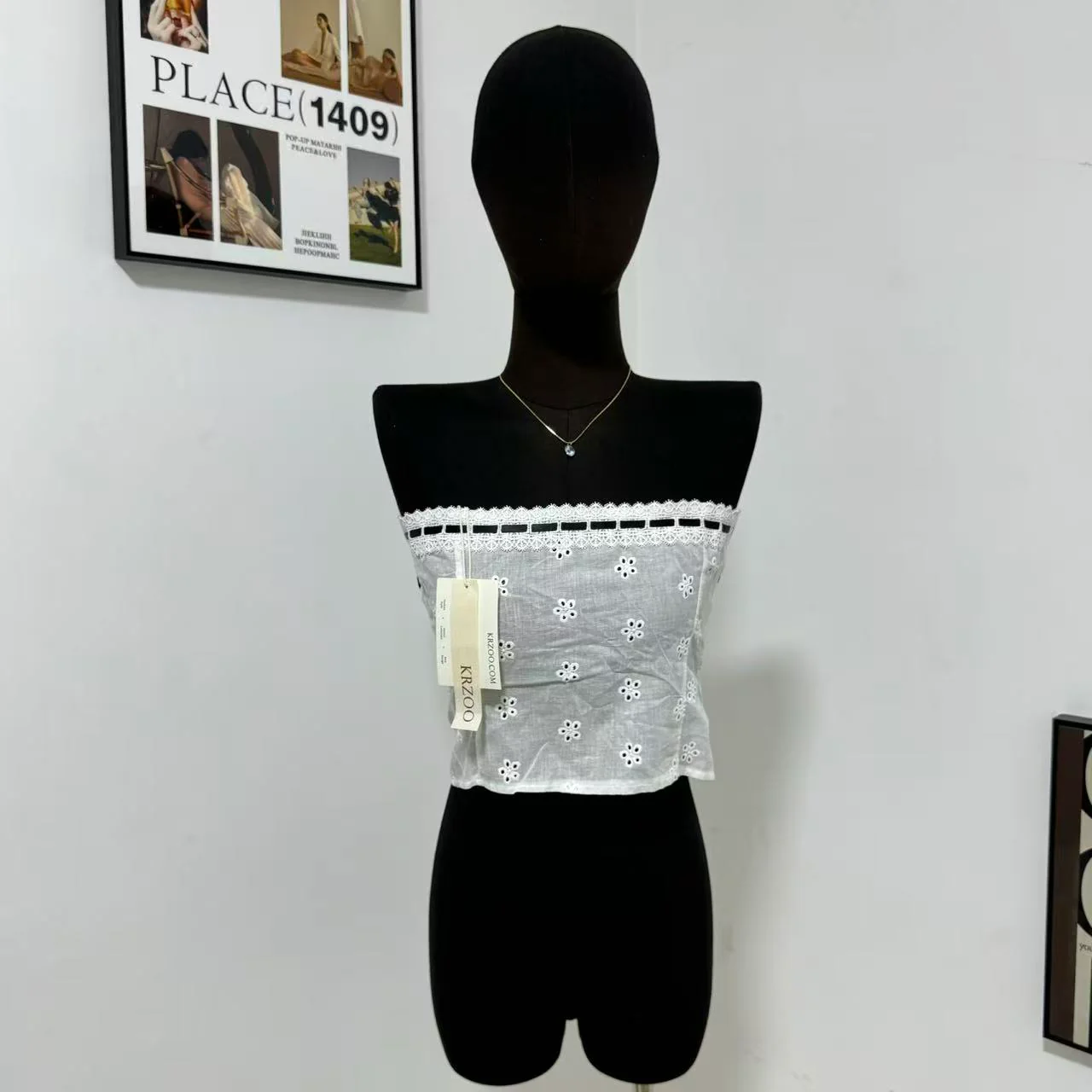 Waist-Cinching Single-Breasted Top