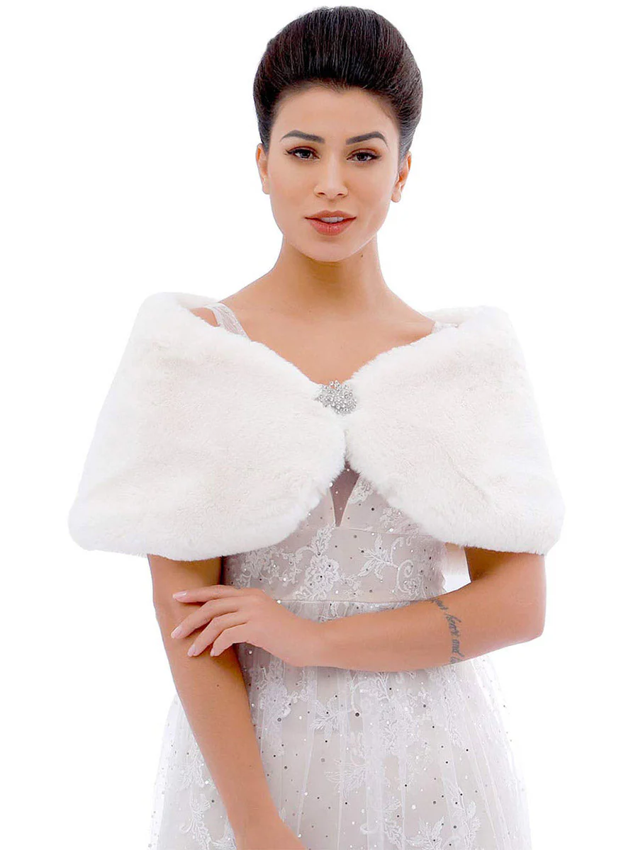 Wedding Party Fur Shawl