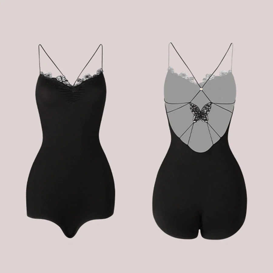 Women's Backless Dance Tops Bodysuit LeotarPractice DanceWear - Image 4