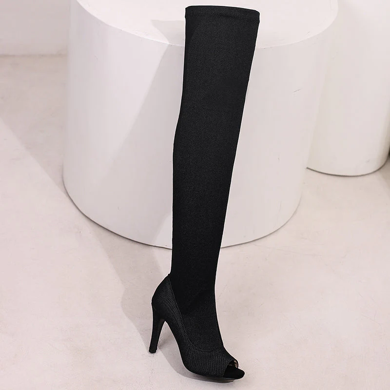 Women's 7cm/9cm Dance Heels Boots JazShoes Pole Dancing Shoes - Image 15