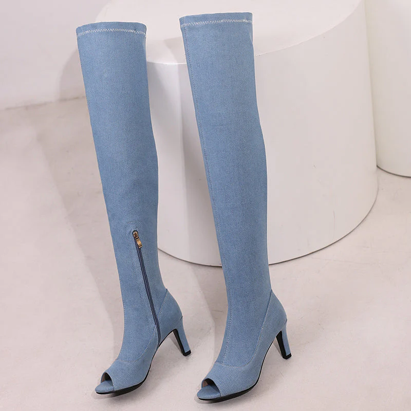Women's 7cm/9cm Dance Heels Boots JazShoes Pole Dancing Shoes - Image 4