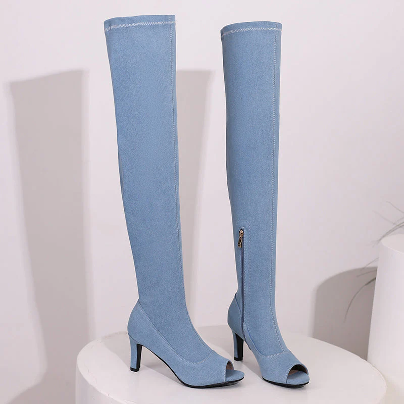 Women's 7cm/9cm Dance Heels Boots JazShoes Pole Dancing Shoes - Image 5