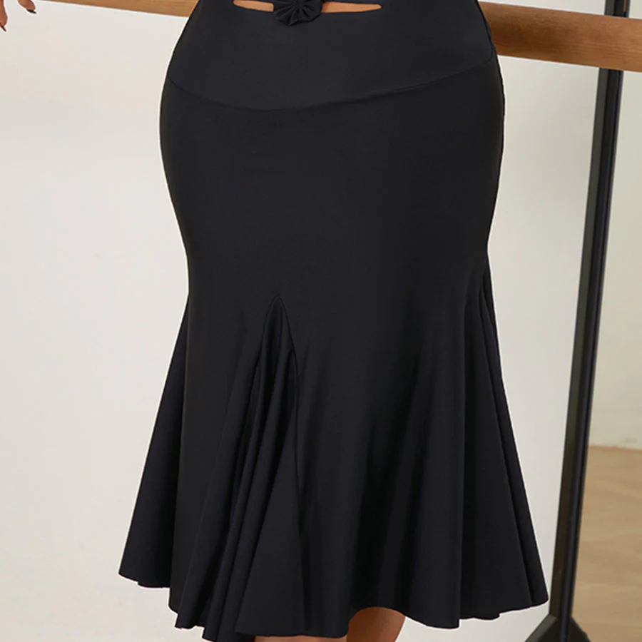 Women's Halter Backless Dance Dress DanceWear Training Performance Dress - Image 15