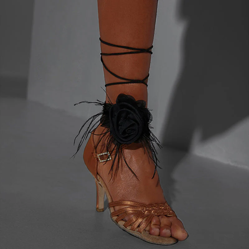 Women's Latin Dance Flower Accessories - Image 6