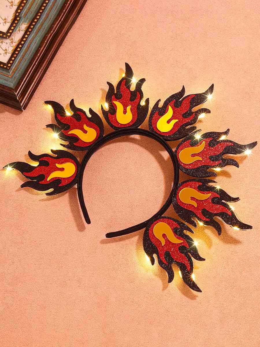 Women's LED Flame Headdress - Image 3