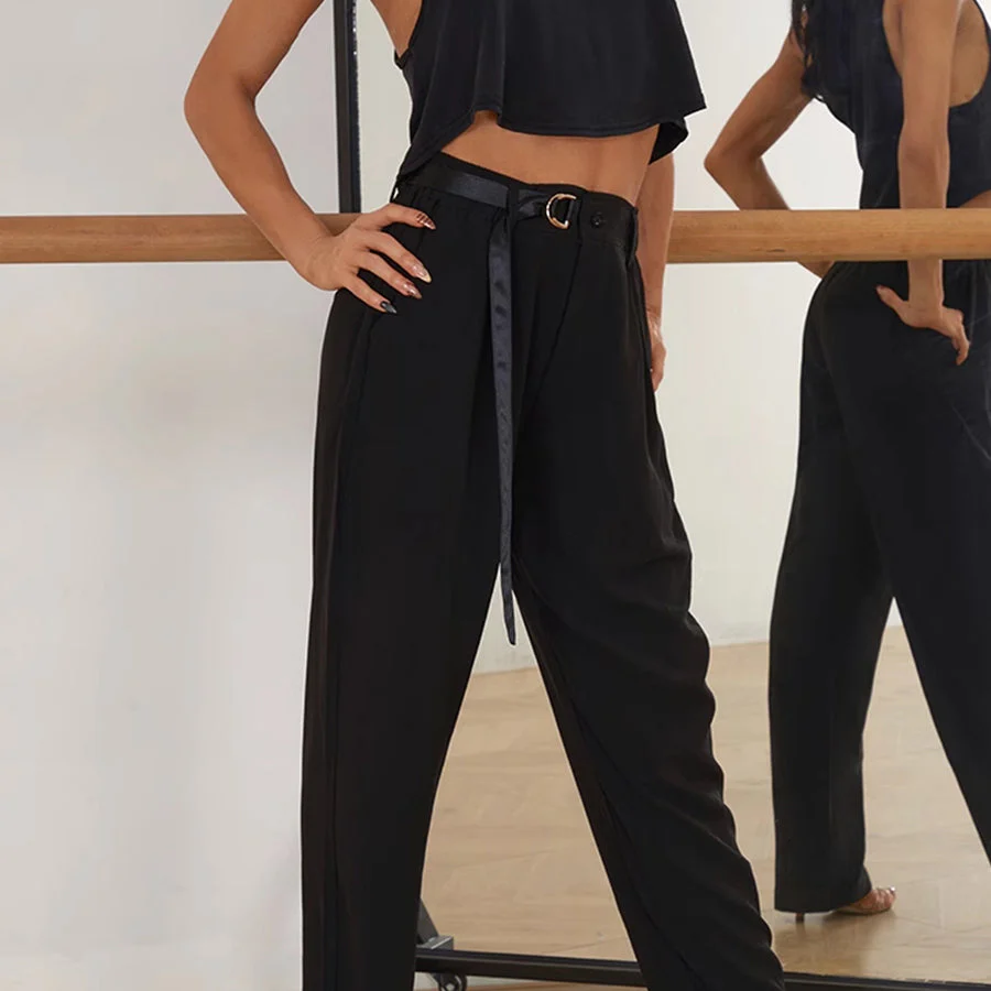 Unisex High Waist Pants Dance Wear Training Performance Pants - Image 10