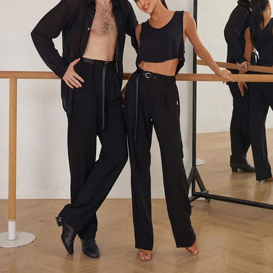 Unisex High Waist Pants Dance Wear Training Performance Pants - Image 5