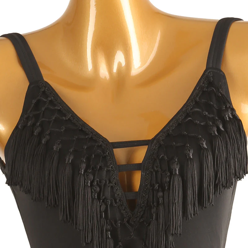 Women's Sleeveless Latin Dance Tops Ballroom Dance Wear - Image 4
